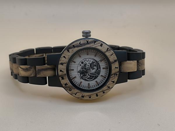 Panther & Baum Damen-Holzuhr